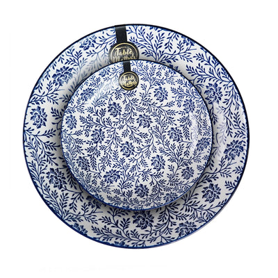 Floral Blue Tableware For Sale