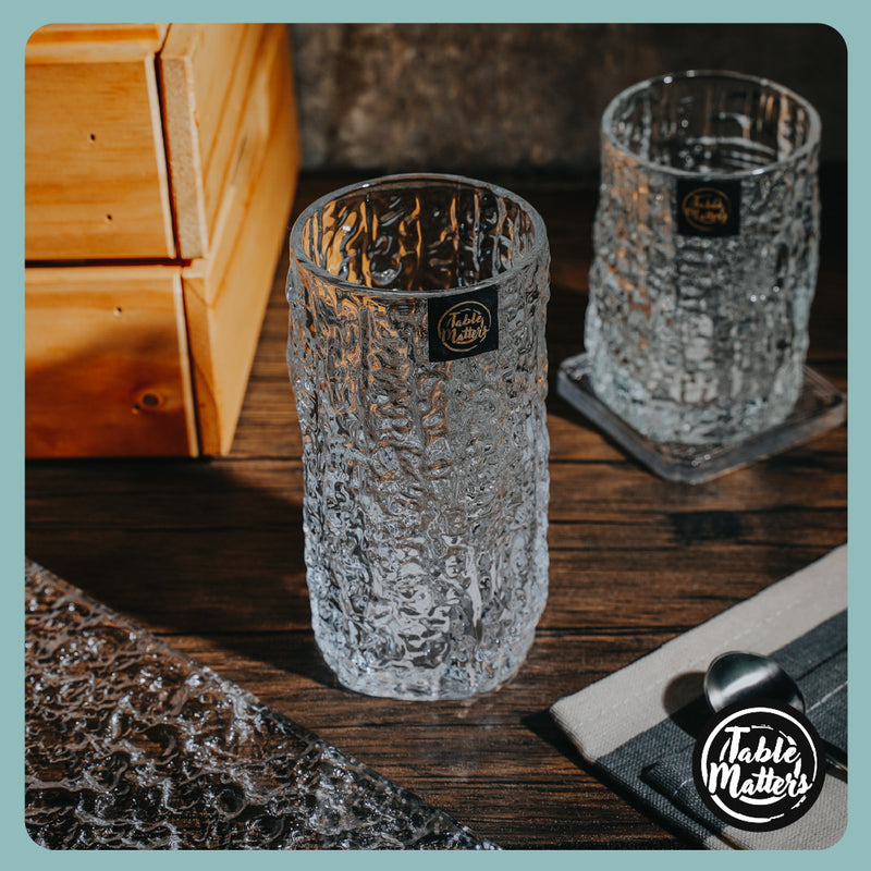 Table Matters - TAIKYU Bark Textured Drinking Glass - 400ml