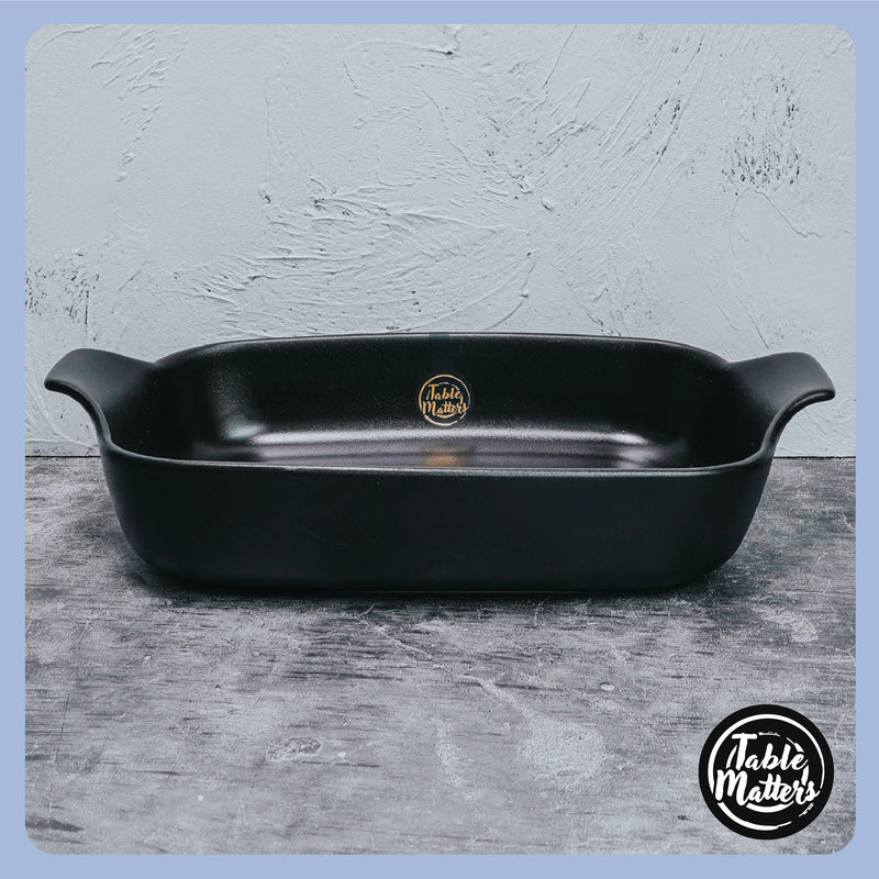 Table Matters - Black Cast - 13 inch Baking Dish with Handles
