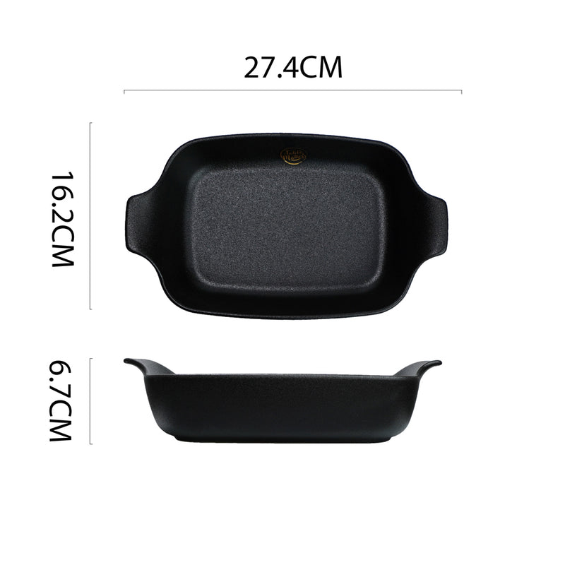 Table Matters - Black Cast - 11 inch Baking Dish with Handles