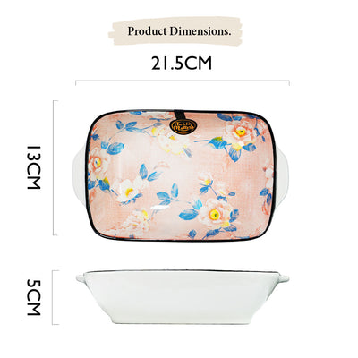 Table Matters - Camellia - 8.5 inch Baking Dish with Handles