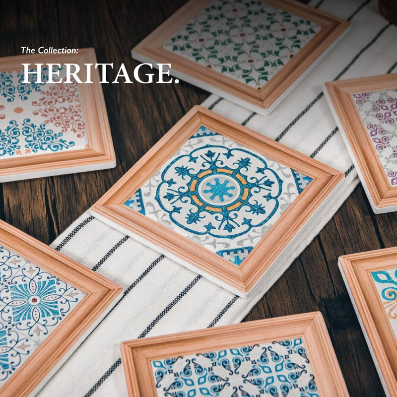 Table Matters - HERITAGE Cup Coaster-Joo Chiat - Set of 2