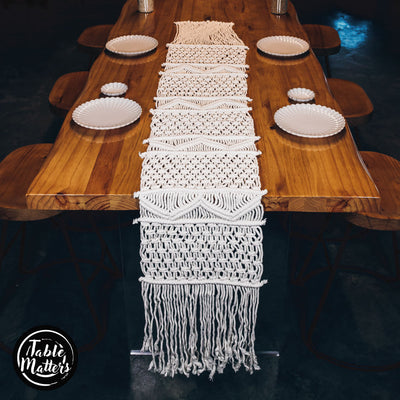 Table Matters - Farmland Knitted Table Runner