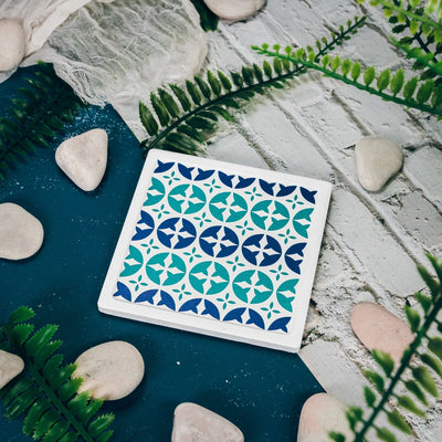 Table Matters - SANTORINI Cup Coaster-Athens - Set of 2