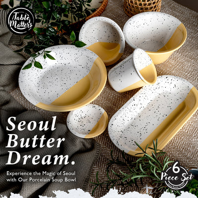 Table Matters - Seoul Butter Dream - 10 inch Oval Shaped Plate