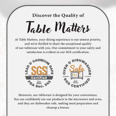 Table Matters - UZUMAKU Aka - 8 inch Dinner Plate (Box Set of 5)