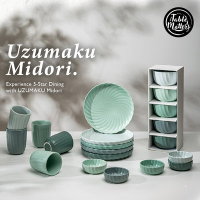 Table Matters - UZUMAKU Midori - 200ml Cup (Box Set of 5)