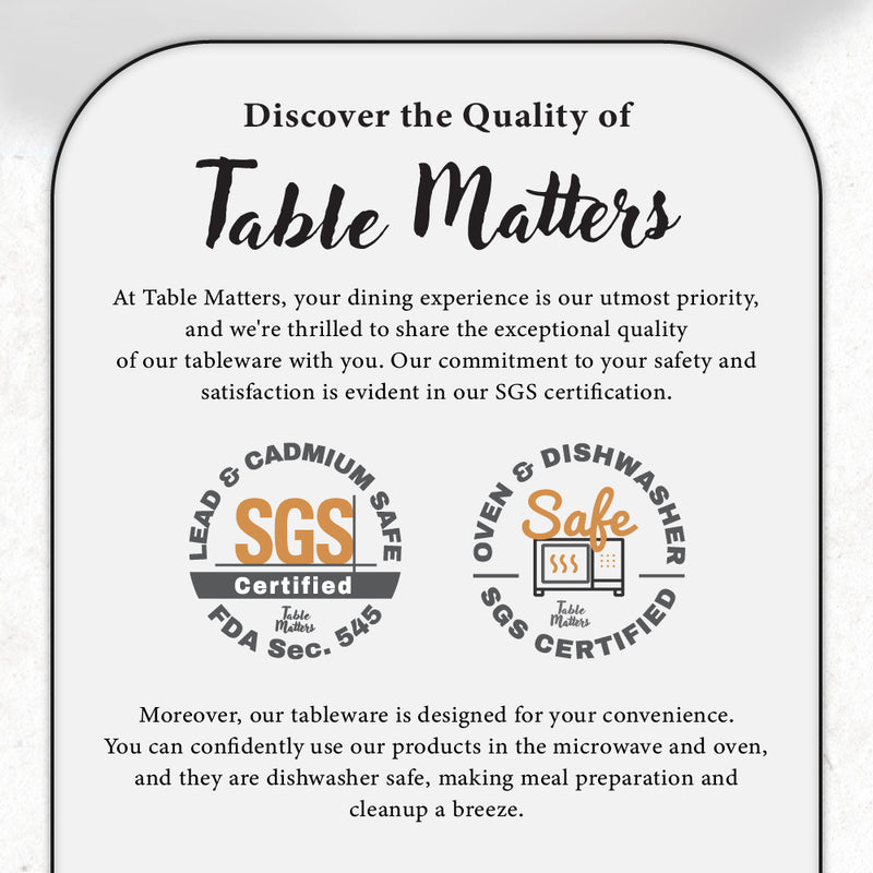 Table Matters - UZUMAKU Midori -  8 inch Dinner Plate (Box Set of 5)