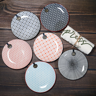 Table Matters - Bundle Deal - Assorted 6PCS 8 inch Rice Plate