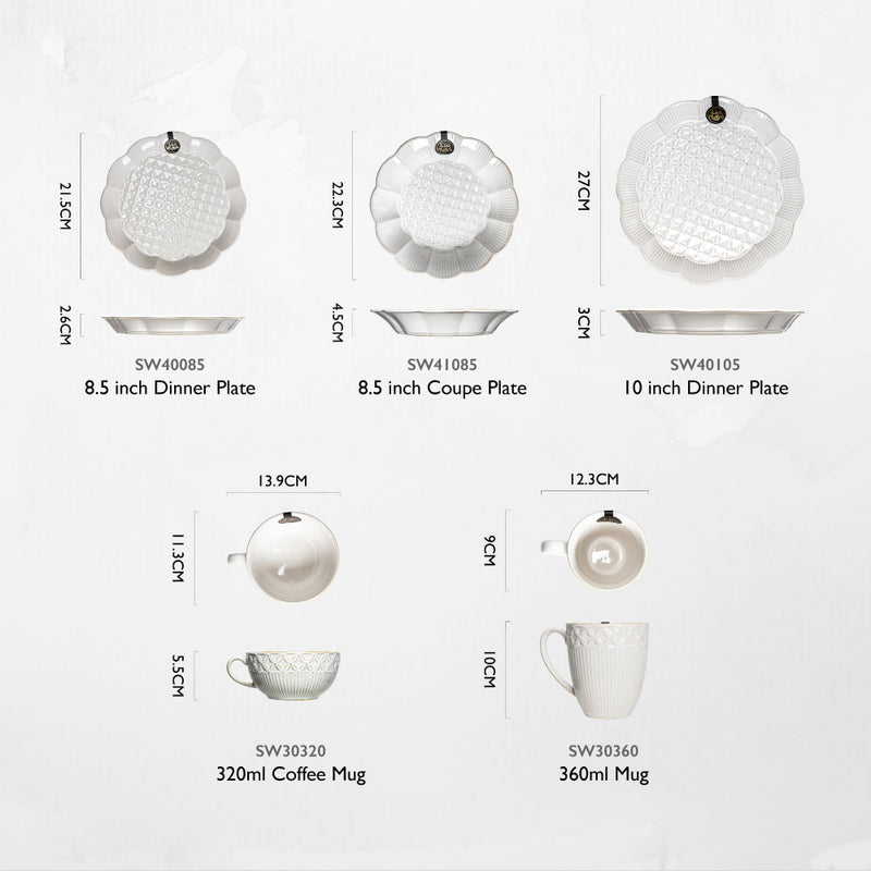 Table Matters - Shippo White - 360ml Mug