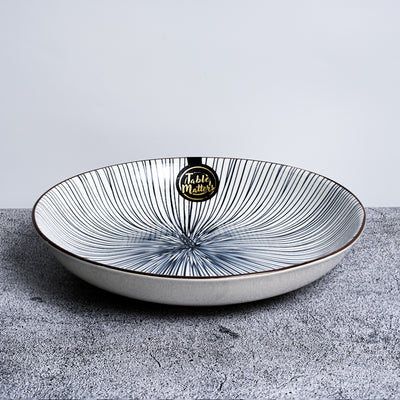 Blue Illusion - 8 inch Coupe Plate - Table Matters