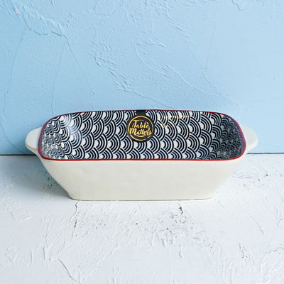 Blue Wave - 8.5 inch Baking Dish with Handles - Table Matters
