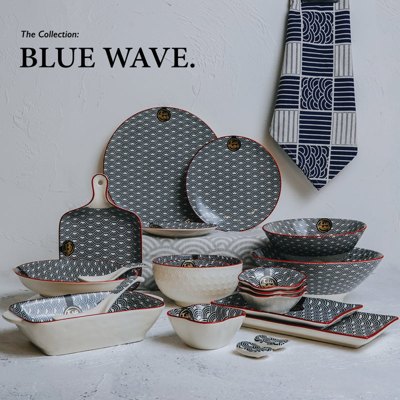 Table Matters - Bundle Deal For 4 - Blue Wave 52PCS Dining Set