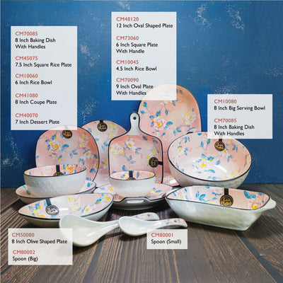 Table Matters - Bundle Deal - Camellia 10PCS Dining Set