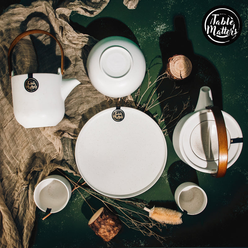 Table Matters - Bundle Deal - Cana Vanilla 5PCS Teatime Set