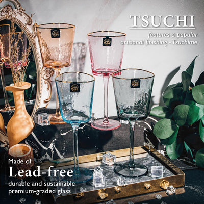 Table Matters - TSUCHI Pink Wine Glass - 350ml