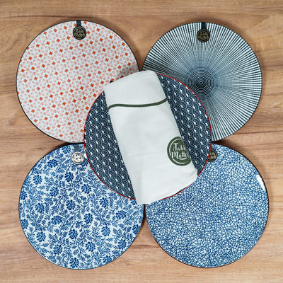 Table Matters - Bundle Deal - Assorted 10.5 inch Dinner Plate - Set of 5