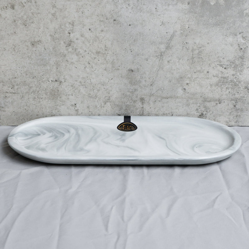 Table Matters - Marble - Oval Shaped Plate