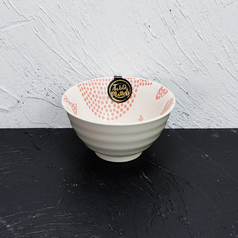Table Matters - Fishes Pink - Hand Painted 5 inch Threaded Bowl