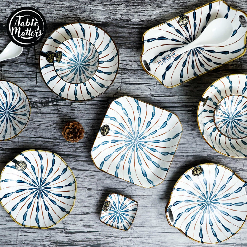 Table Matters - Firework - 8 inch Lotus Leaf Plates
