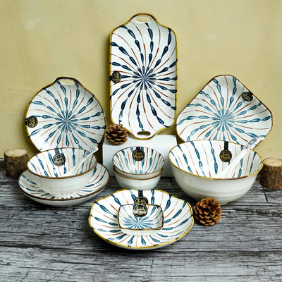 Table Matters - Firework - 8 inch Lotus Leaf Plates