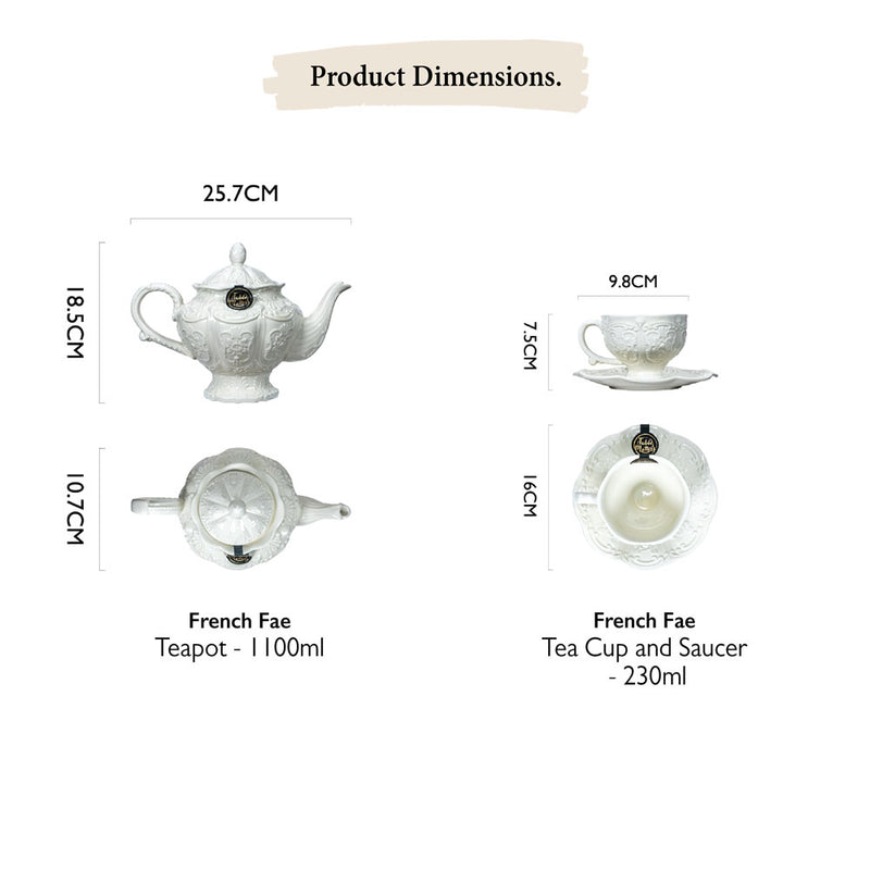 Table Matters - Bundle Deal - French Fae 5PCS Teatime Set