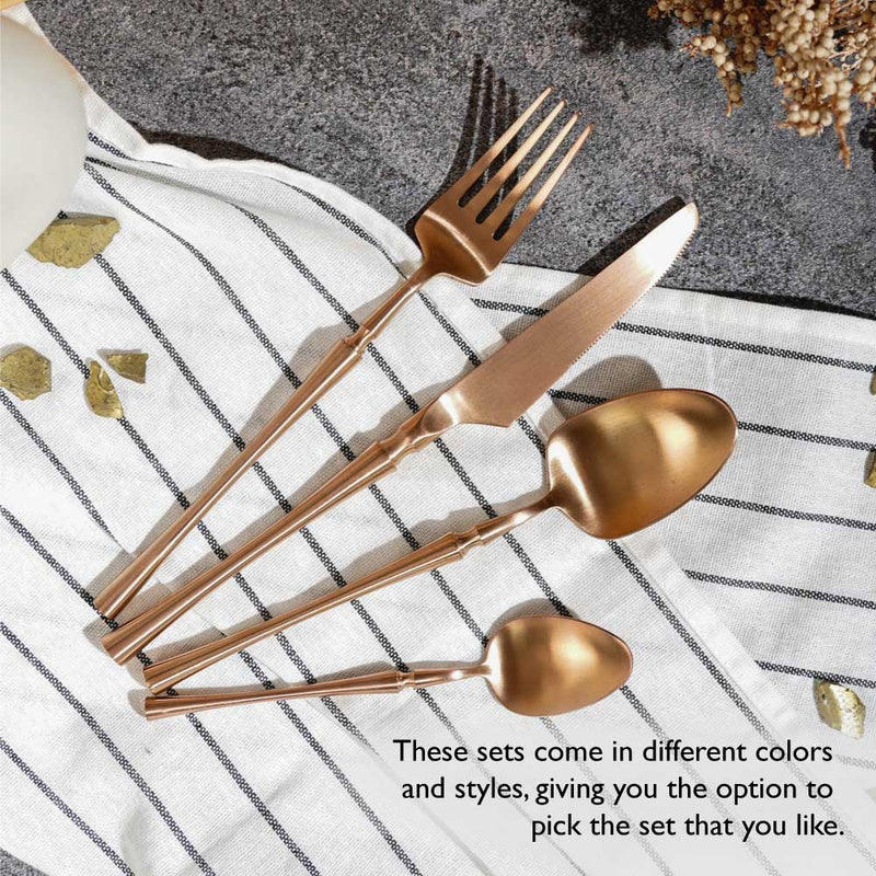 Table Matters - Bundle Deal - Parisian 4PC Stainless Steel Cutlery Set - Silver (Set of 2)
