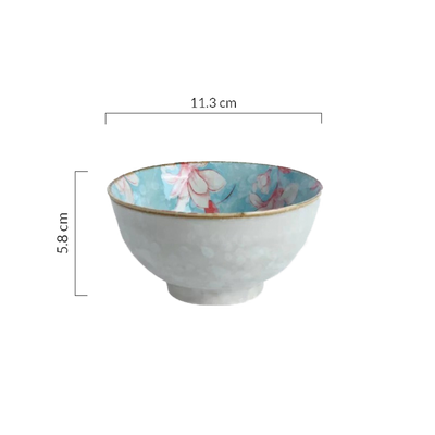 Table Matters - Magnolia - 4.5 inch Rice Bowl / 6 inch Soup Bowl / 8 inch Big Serving Bowl