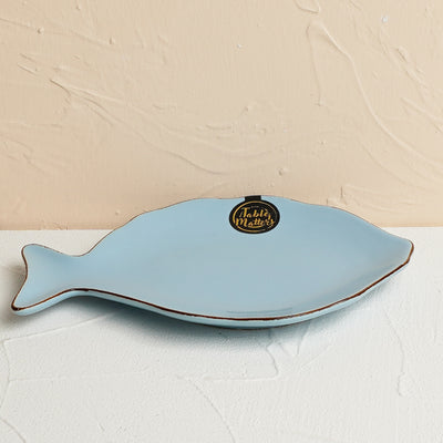 Table Matters - Nautical Blue - 8 inch Fish Serving Plate