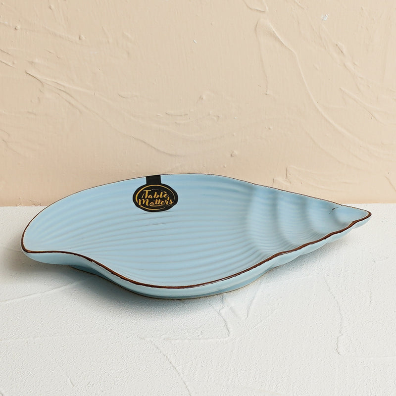 Table Matters - Nautical Blue - 8 inch Conch Serving Plate