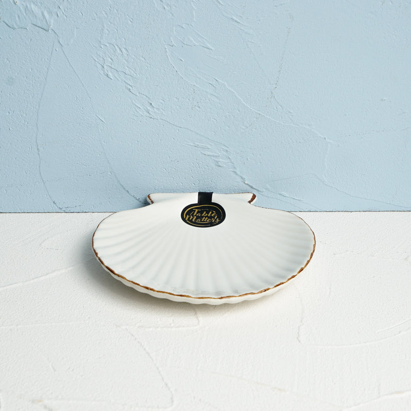 Table Matters - Nautical White - 5.5 inch Scallop Plate