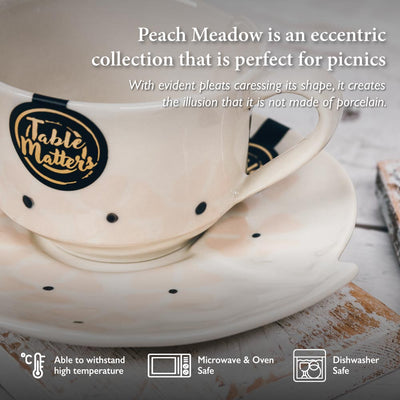 Table Matters - Bundle Deal - Peach Meadow 9PCS Teatime Set