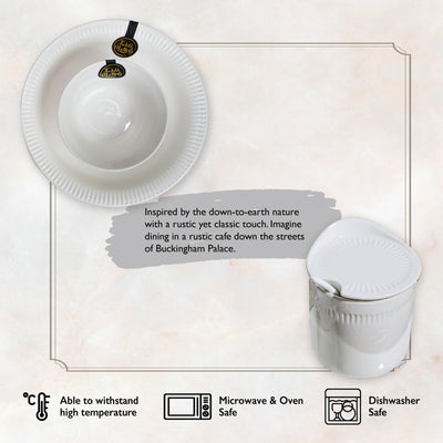 Table Matters - Royal White - Condiment Jar