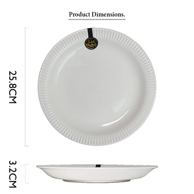 Table Matters - Royal White - 10 inch Serving Plate