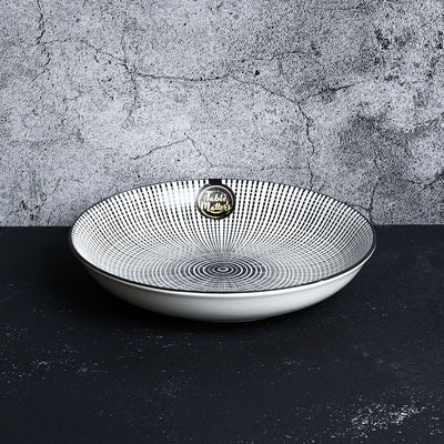 Scattered Lines - 8 inch Coupe Plate - Table Matters