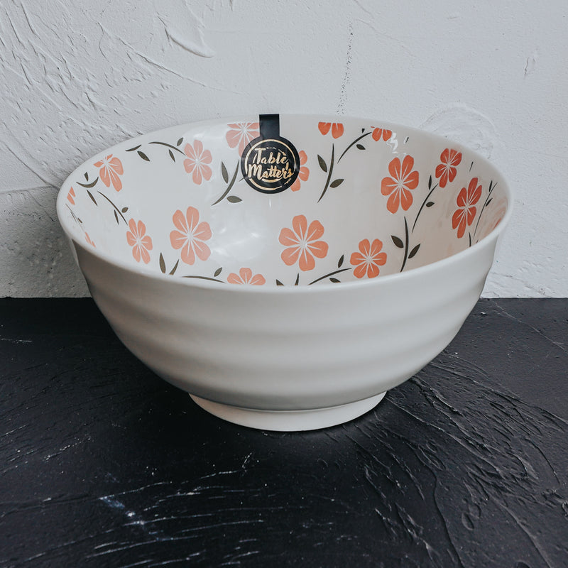 Table Matters - Sakura Pink - Hand Painted 8 inch Threaded Bowl