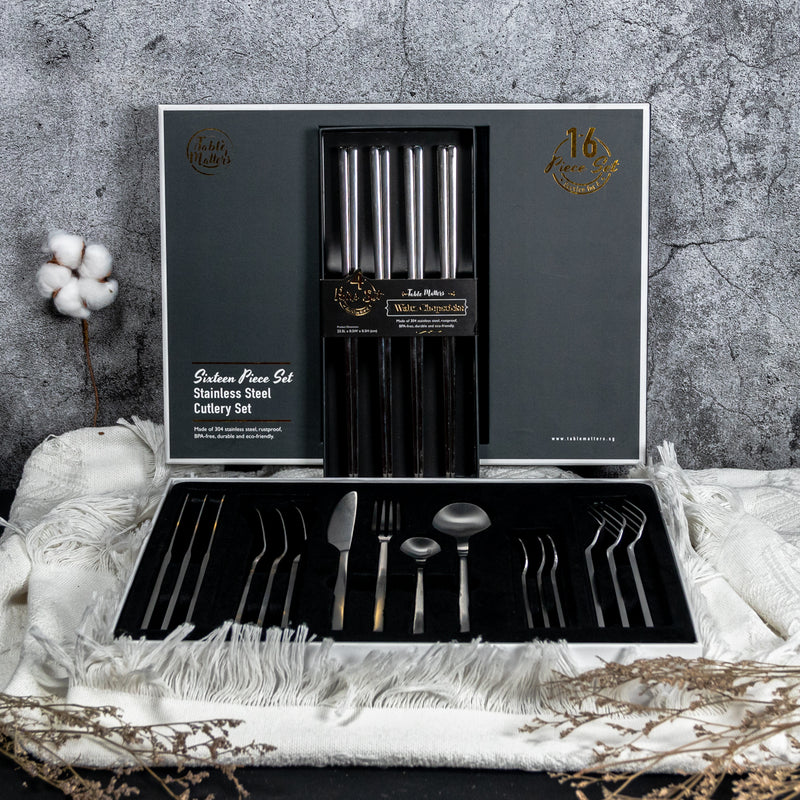 Table Matters - Bundle Deal - Stainless Steel Cutlery 20PCS Set - Silver