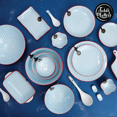 Table Matters - Bundle Deal For 2 - Starry Blue 9PCS Dining Set