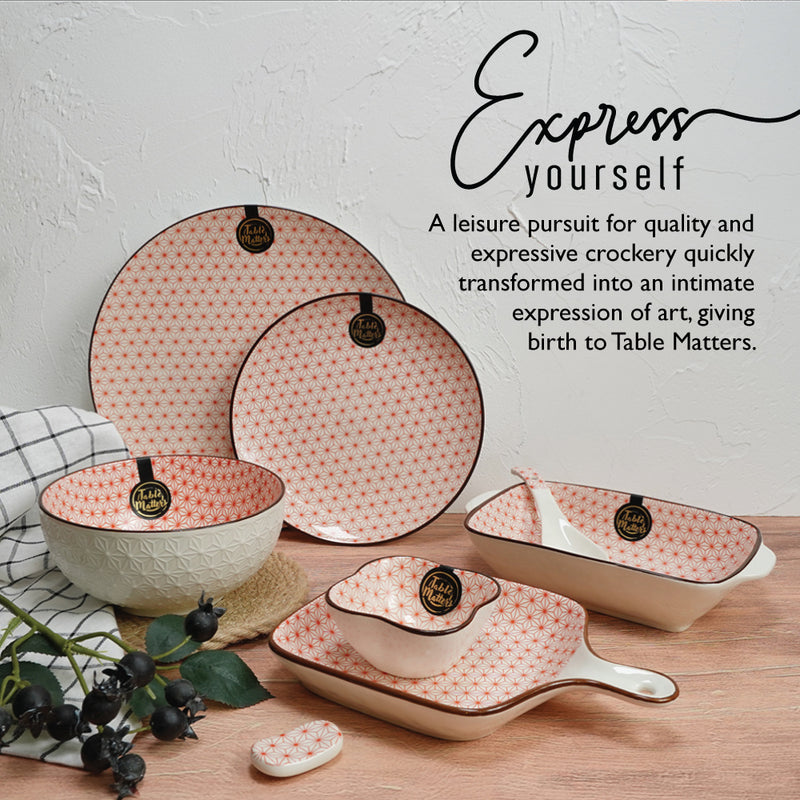 Table Matters - Bundle Deal For 2 - Starry Red 10PCS Dining Set