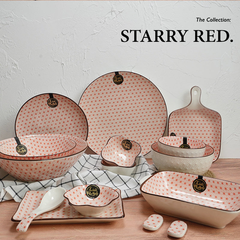 Table Matters - Starry Red - Spoon and Serving Spoon