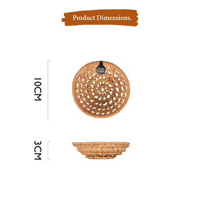 Table Matters - Round Rattan Trinket Tray (Small)