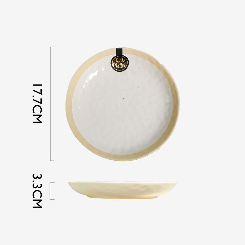 Table Matters - Tsuchi White - 7.5 inch Coupe Plate