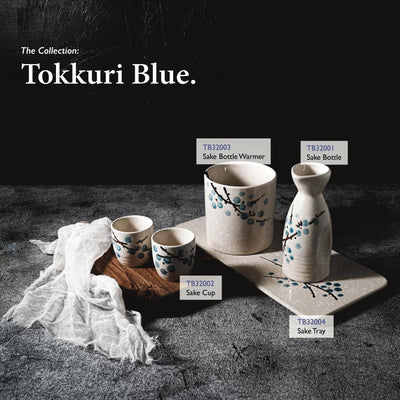 Table Matters - Bundle Deal - Tokkuri Blue Sake Set - Set of 7