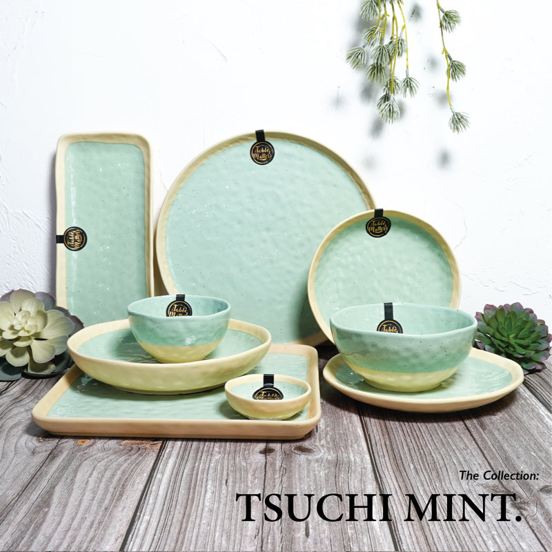 Table Matters - Tsuchi Mint - 8 inch Rice Plate