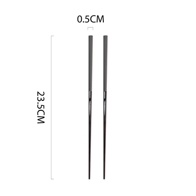 Table Matters - Waltz Stainless Steel Chopstick Set of 4 (Grey)
