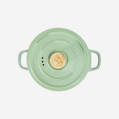 Table Matters - Vintage 1.35L Ceramic Cook Pot (Pastel Green)