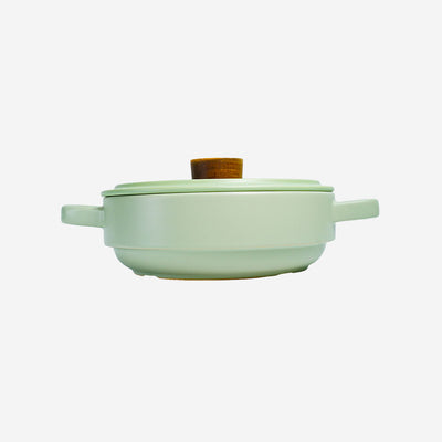 Table Matters - Vintage 2L Ceramic Cook Pot (Pastel Green)