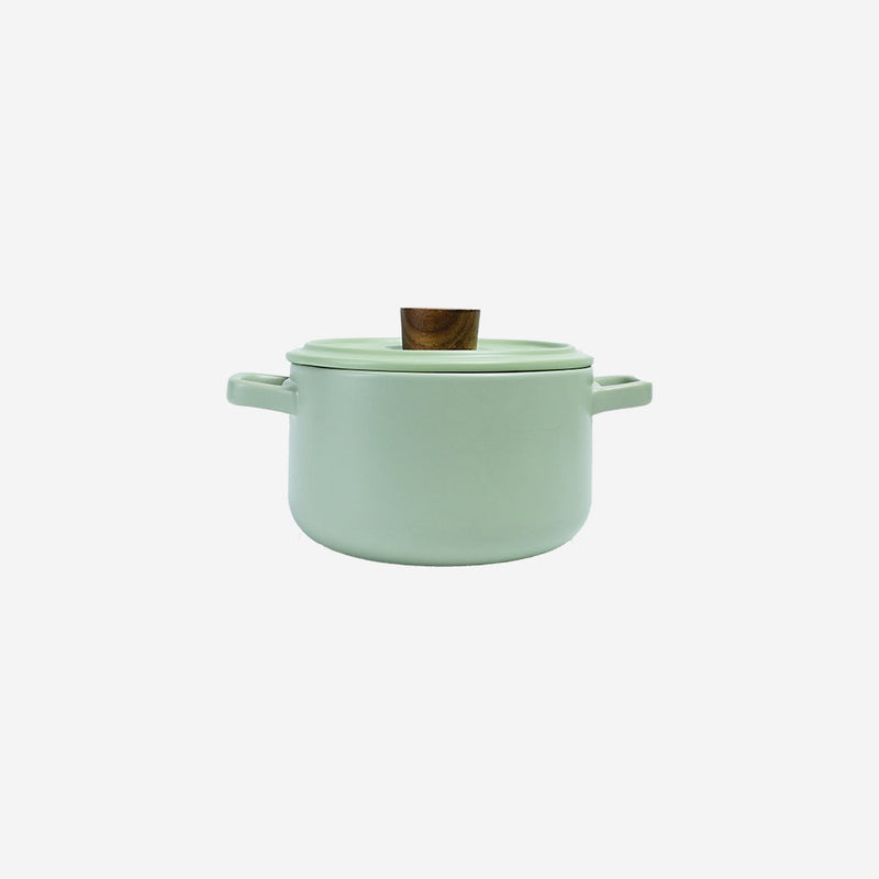 Table Matters - Vintage 2.6L Ceramic Cook Pot (Pastel Green)