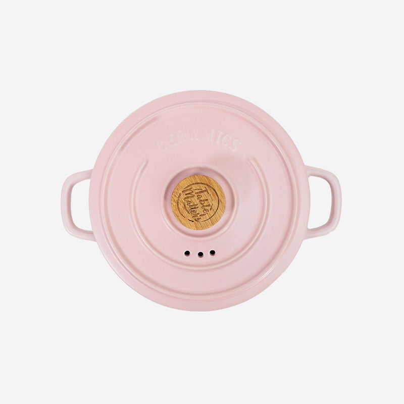 Table Matters - Vintage 2.6L Ceramic Cook Pot (Pastel Pink)