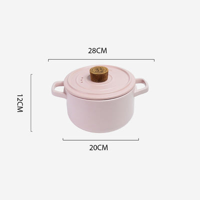 Table Matters - Vintage 2.6L Ceramic Cook Pot (Pastel Pink)